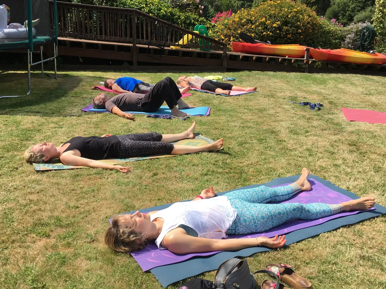 savasana yoga pose