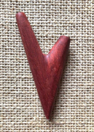 Bloodwood Kuripé stained with Dragons Blood